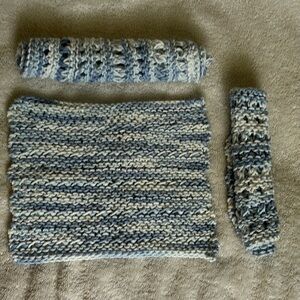 Hand knit Cotton Dishcloths